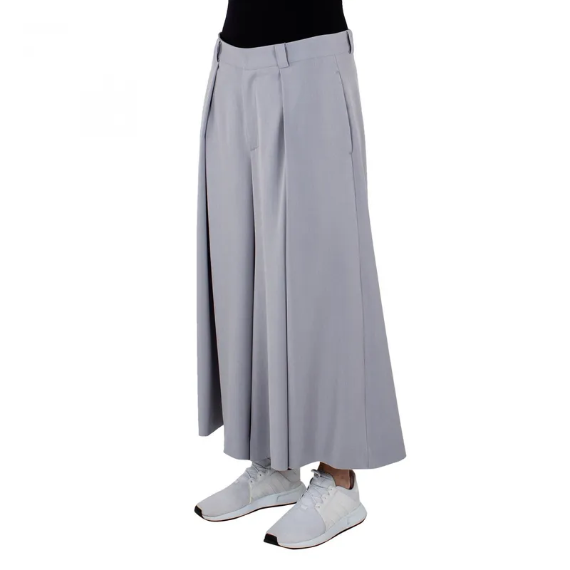 Wide Trousers Grey