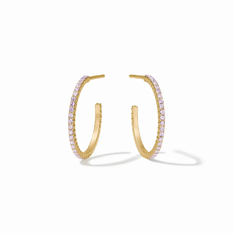 Windsor Lavender Small Hoops