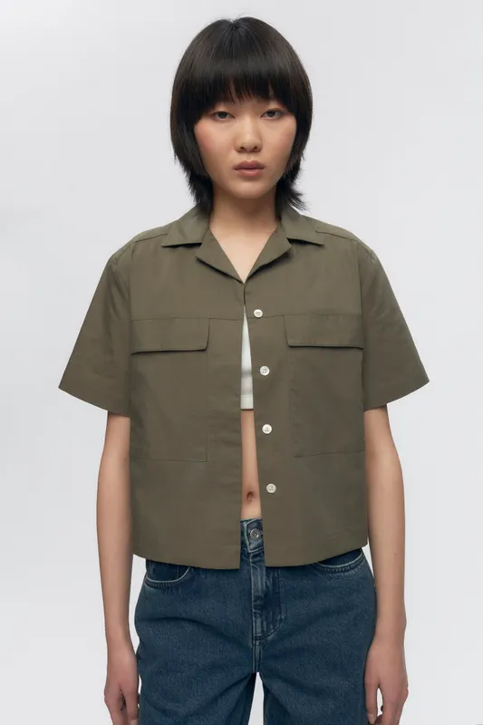 Women's Utility Shirt in Olive