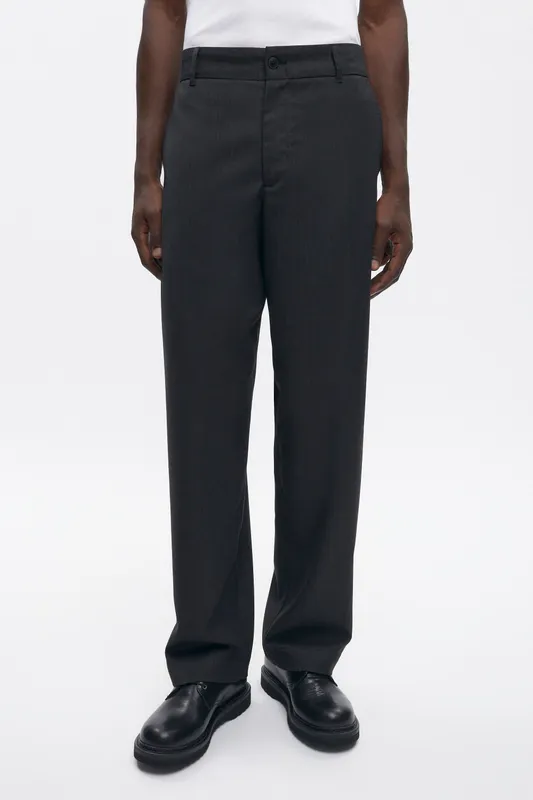 Wool Trousers Charcoal