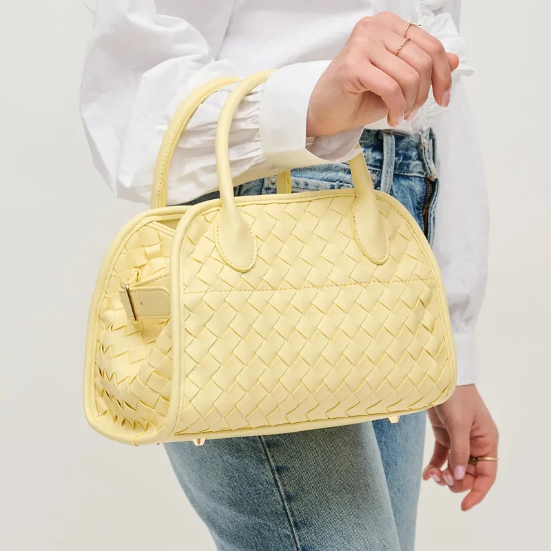 Woven Ivory Bag