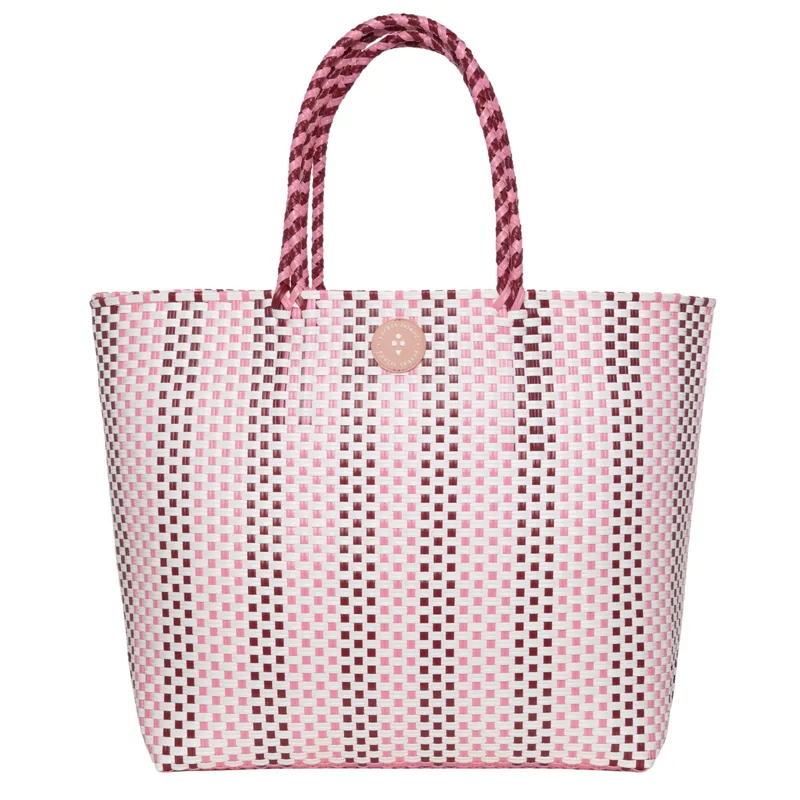 Woven Tote Bag – Pink