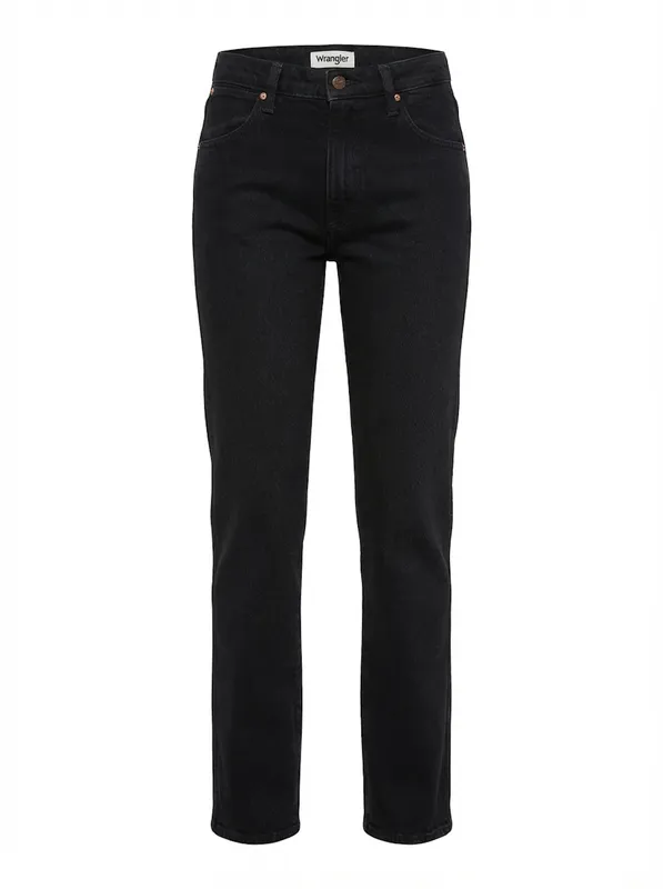 Wrangler Straight Fit Jeans Sunset Black Sugarcove