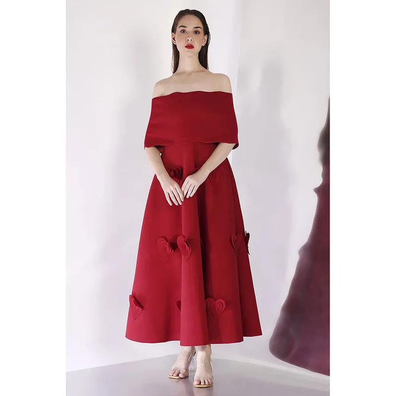 Wrap Dress Maroon