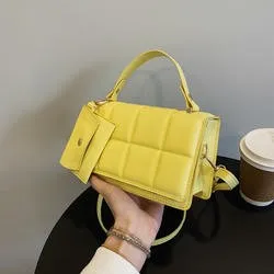 Yellow Fashion Handbag